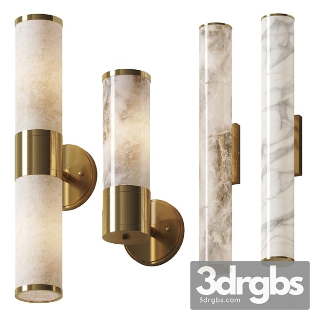 Lampatron Marble and Prisca Wall Lamps Set