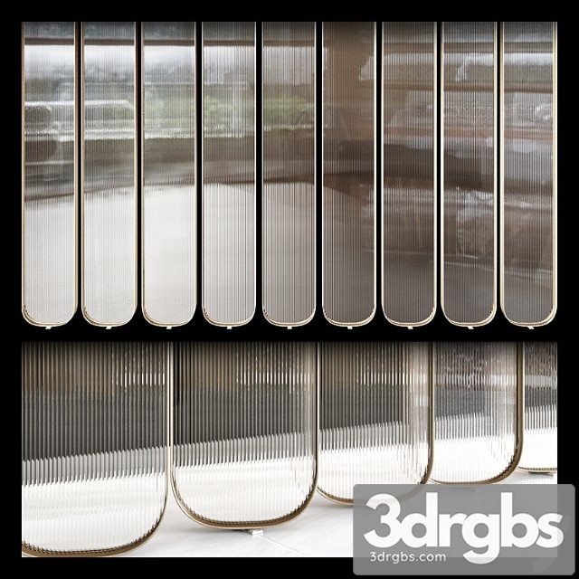 Corrugated partition