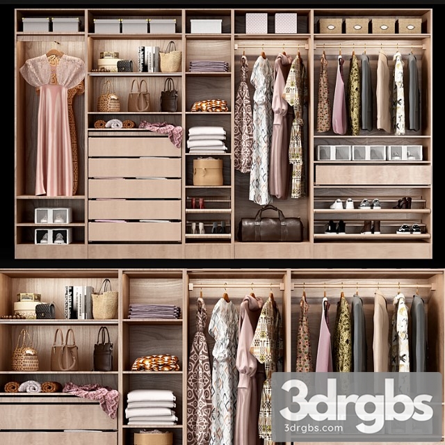 Wardrobe ikea pax1