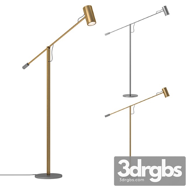 Rh - champeaux cantilever floor lamp