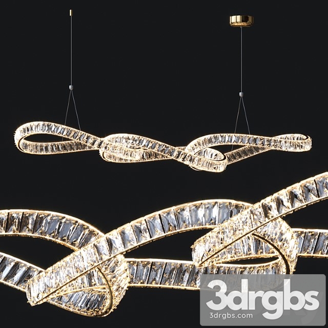 Crystal Linear Chandelier 5