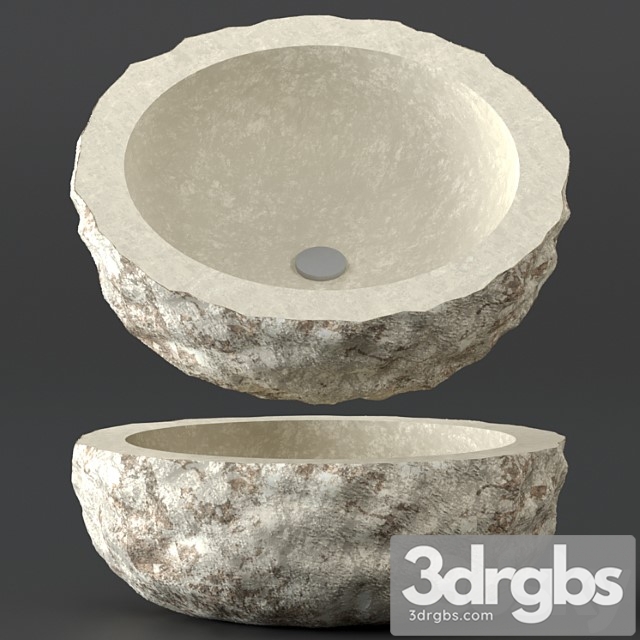 Washbasin Made of Stone 2