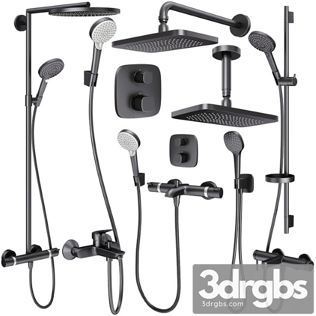 Faucets and shower systems hansgrohe black set 168