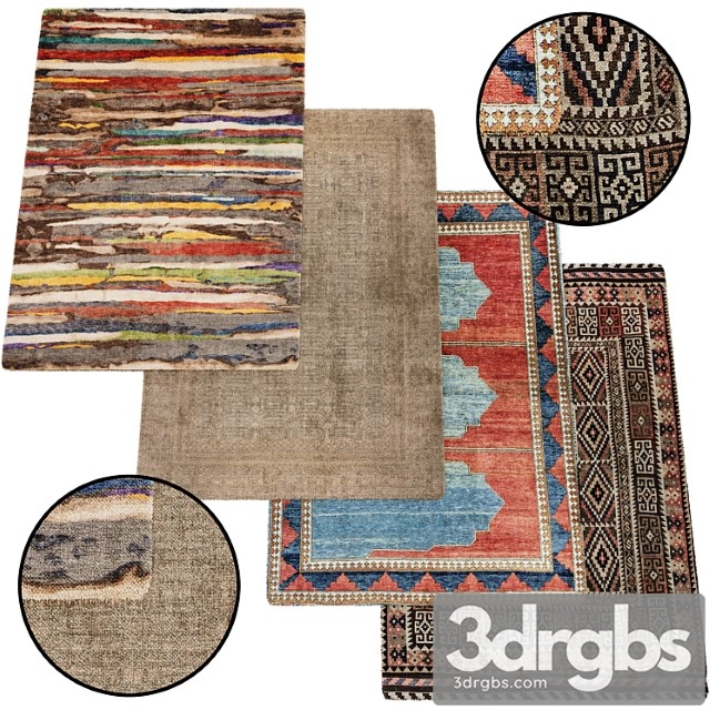 Modern carpet set 02