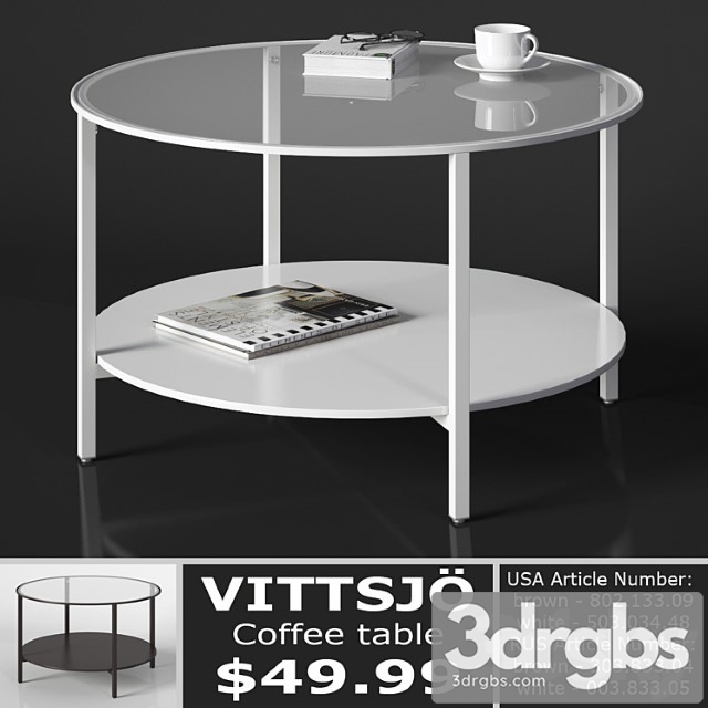 Ikea Vittsjo Coffee Table