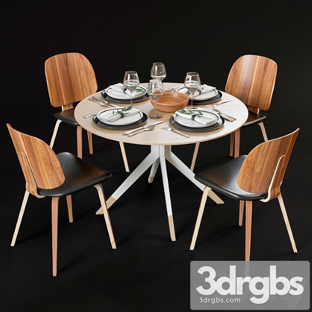 Dining table and chairs boconcept billund and aarhus 2