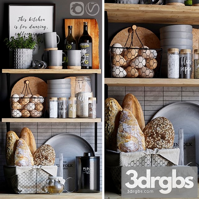 Decorative set for the kitchen 6