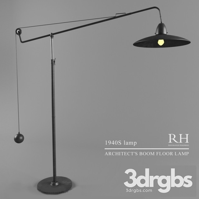 1940s Architects Boom Lamp