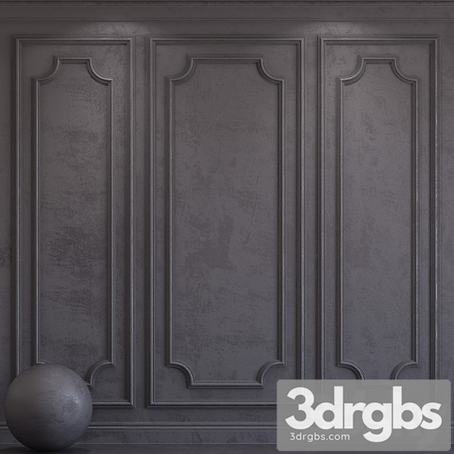 Decorative plaster with molding 65