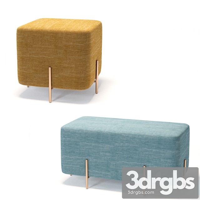 Padded stool and bench sancal elephant