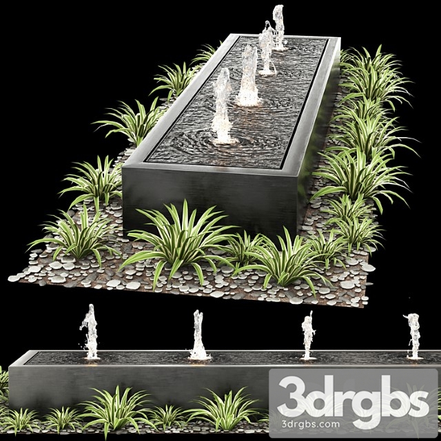 Modern Box Fountains 01