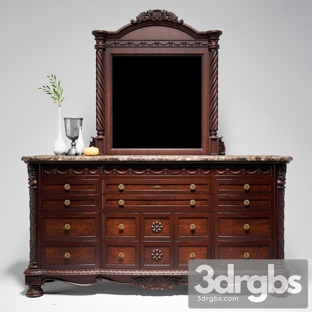 Chest Of Drawers With Mirror North Shore