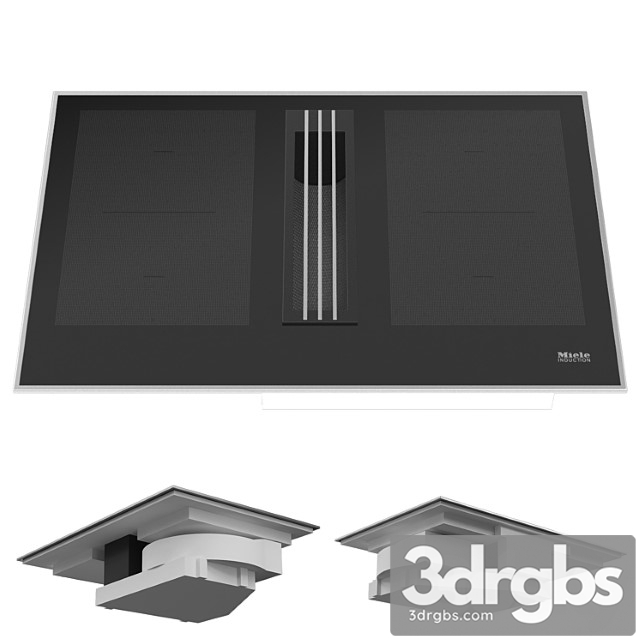 Induction hob miele kmda 7633 fr 806 mm with hood