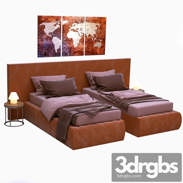 Bed Meridiani Tuyo Low Plain