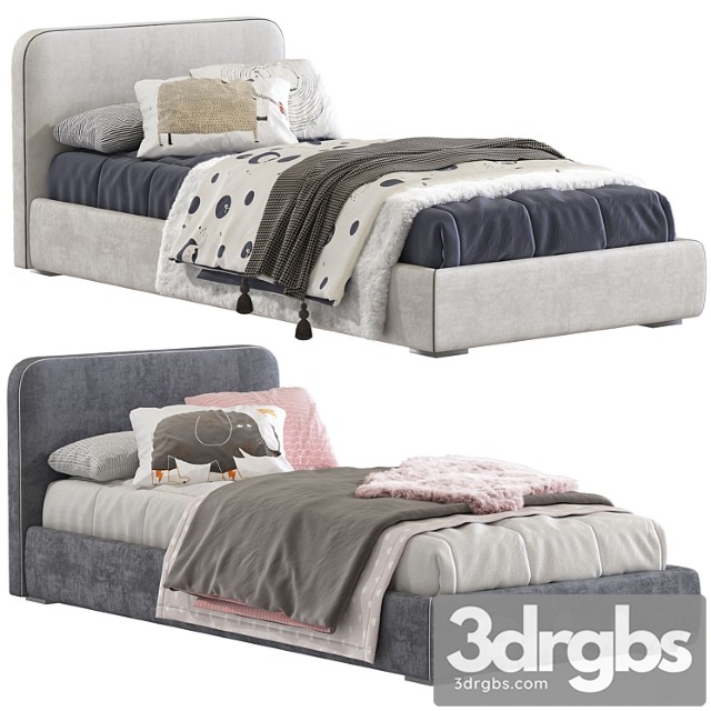 Bed with Soft Headboard 242