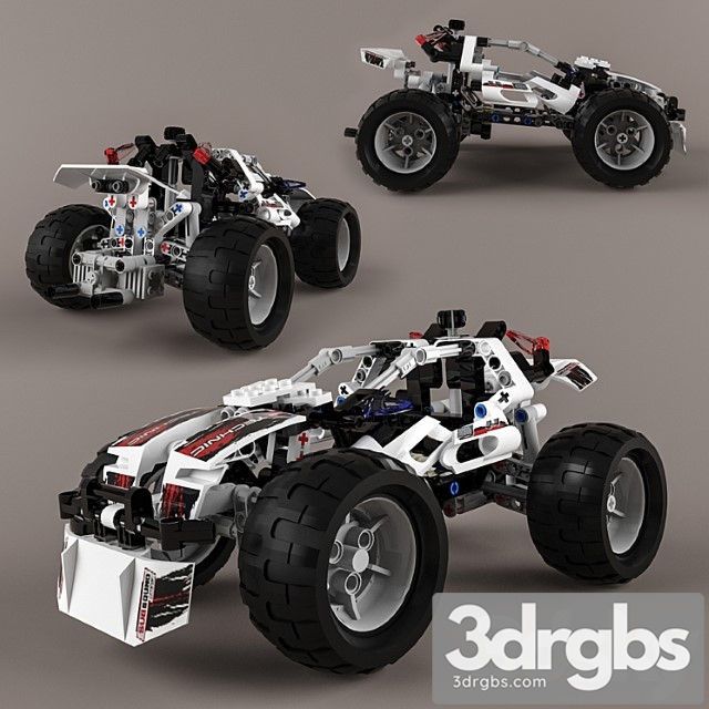 Toy Lego Technic Quad Bike Alternative Model