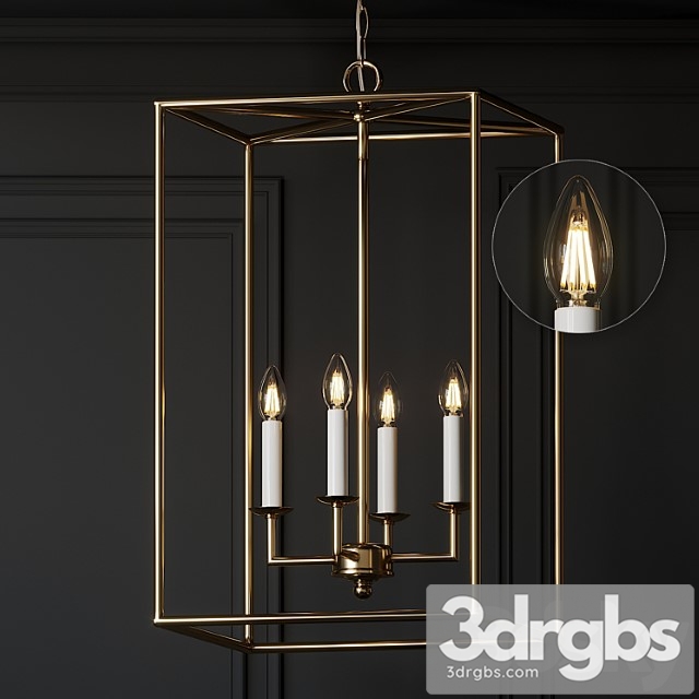 Hadley 4-light pendant chandelier