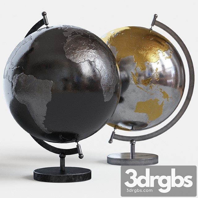 Metal globe