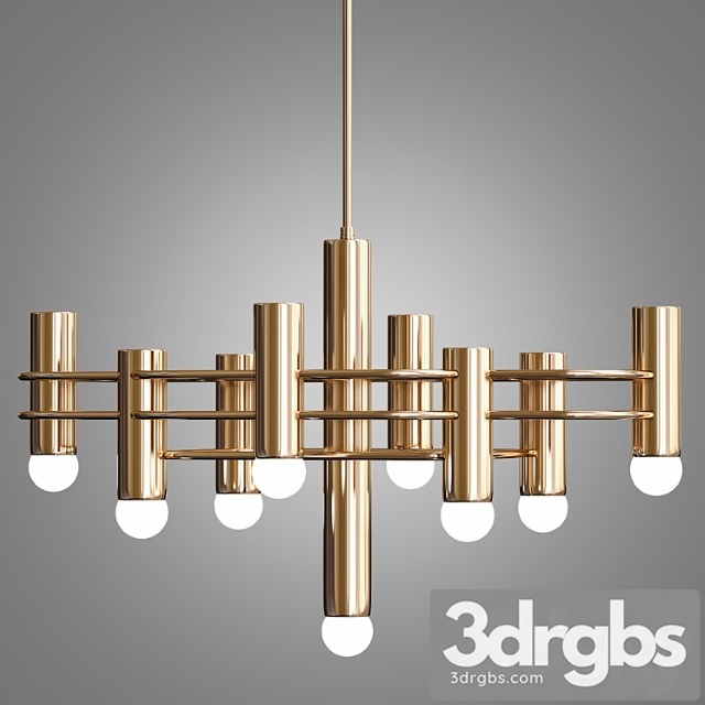 Brass Indinana Chandelier