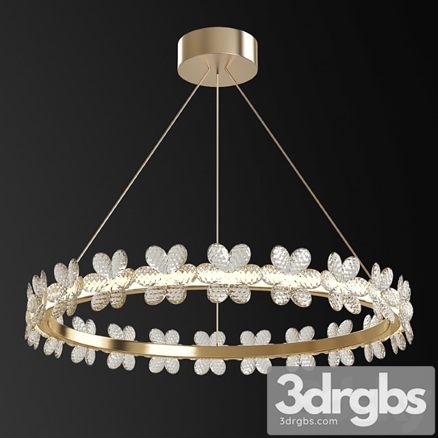 Italian single ring living room pendant light