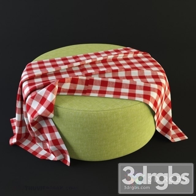 Fabric Pouf 5