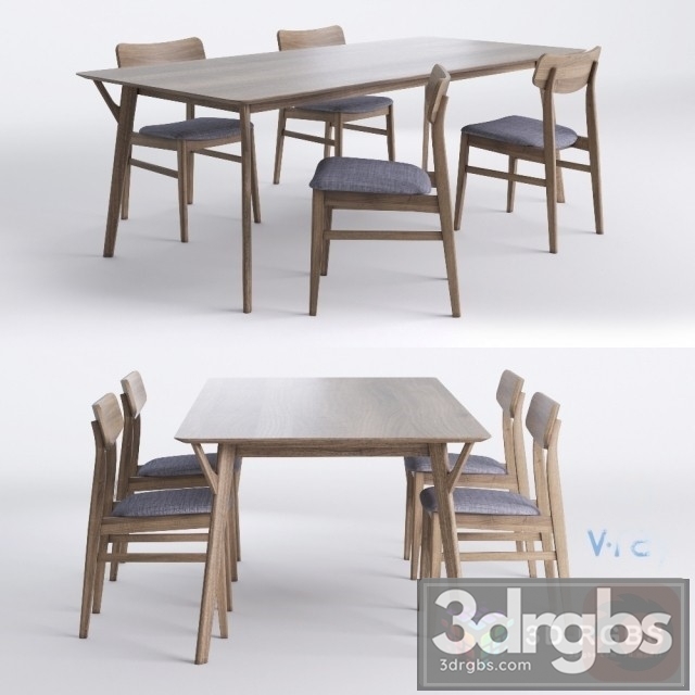 Miton Table and Chair