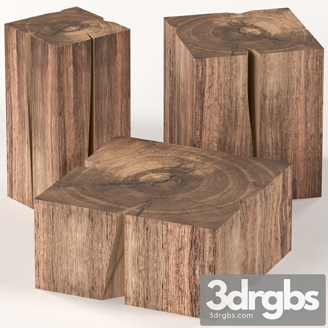 Coffee tables made of stumps 2