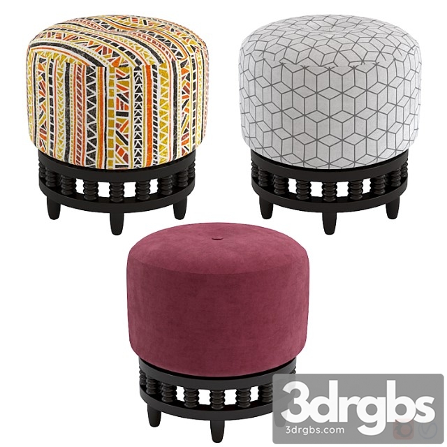 Padded stool jacarta unterzo 2