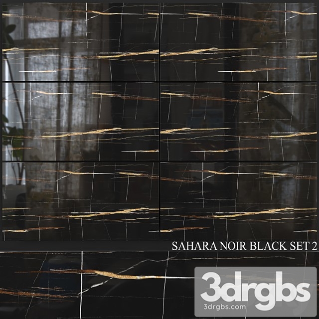 Decovita sahara noir black 600x1200 set 2