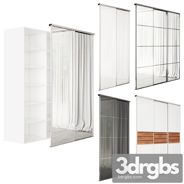 Sliding wardrobe system