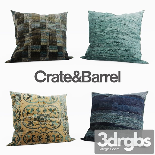 Crateandbarrel - decorative pillows set 6