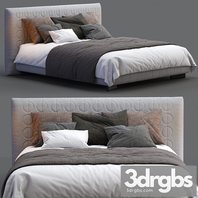 Minotti bed curtis 2