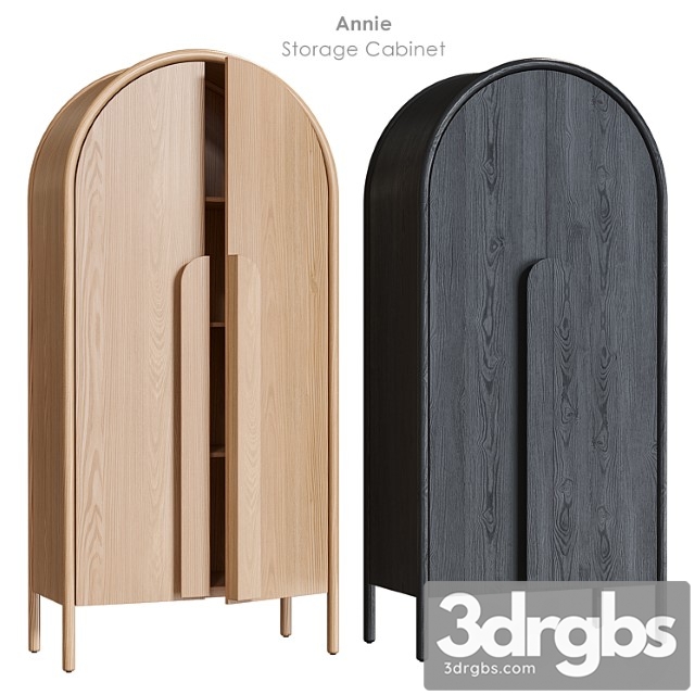 Annie Natural Storage Cabinet