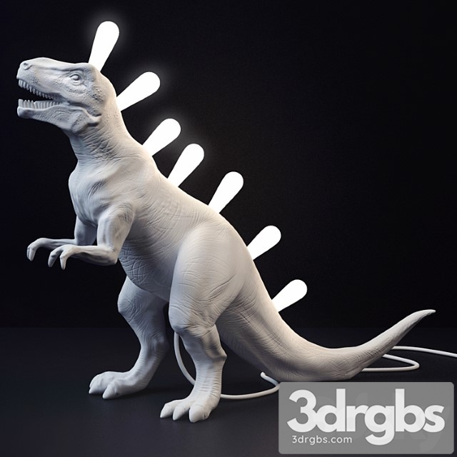 Seletti jurassic lamp rex.