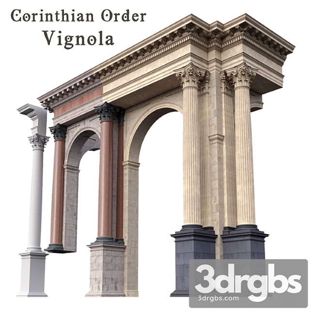 Corinthian Order Vignola Column