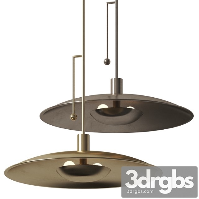 Cb2 Alavanca Brass Pendant Light