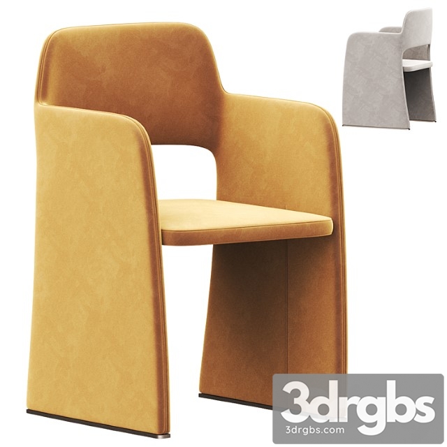 Echo chair with armrests by camerich