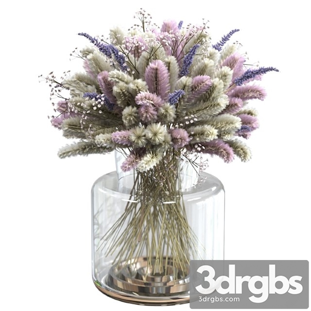 Bouquet of Lagurus and Lavender