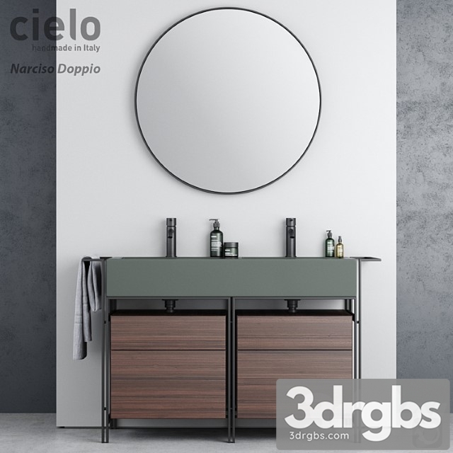 Wash Basin Ceramica Cielo Narciso Doppio