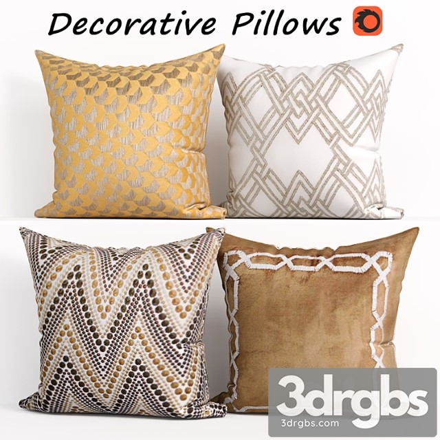 Decorative Pillow Set 182 Etsy