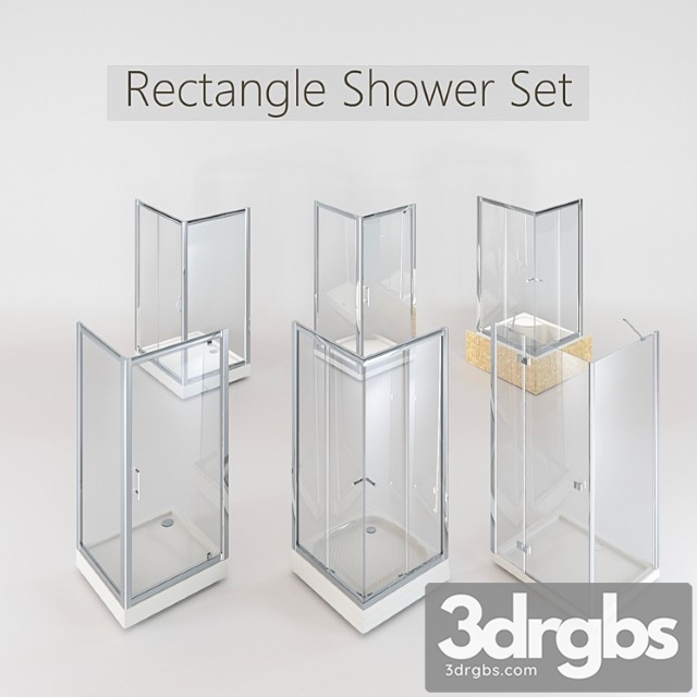 Collection Of Rectangular Shower Cabins