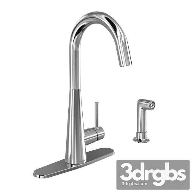 Mon Slack Chrome Ne Handle Kitchen Faucet