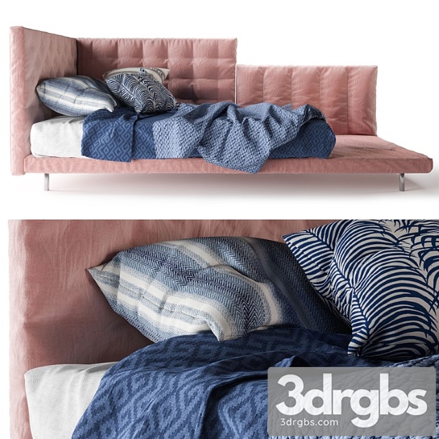 Bed Pink Bonaldo Alvar
