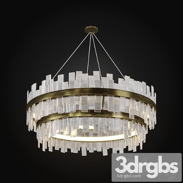 Coupdetat Aquitaine Chandelier Two Tier