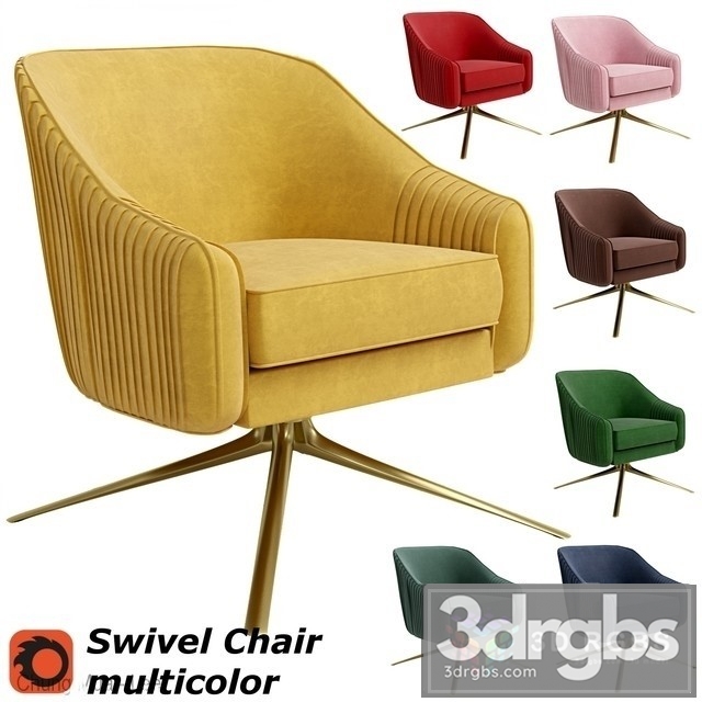 Swivel Chair Multicolor