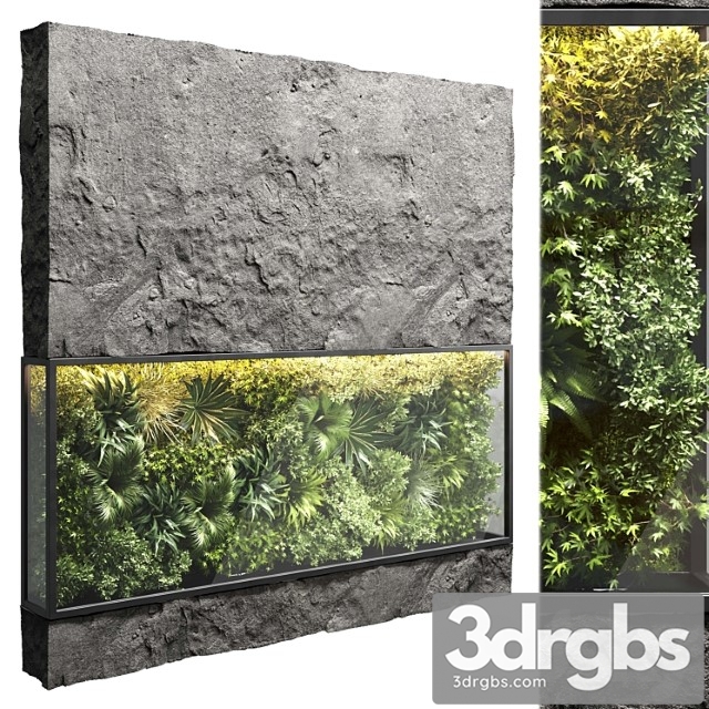 Collection outdoor plant stand rock vertical garden wall glass bax vase 12 corona