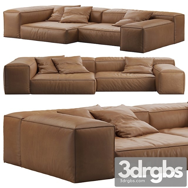 Extrasoft Sofa By Living Divani Comp 1