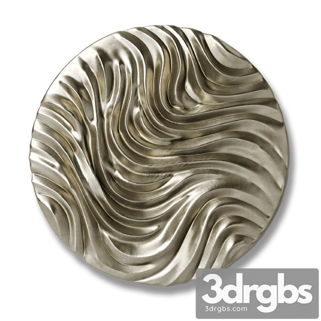 Round wall panel wave circle wall panel