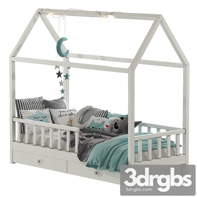 Childrens Bed With Columns 6