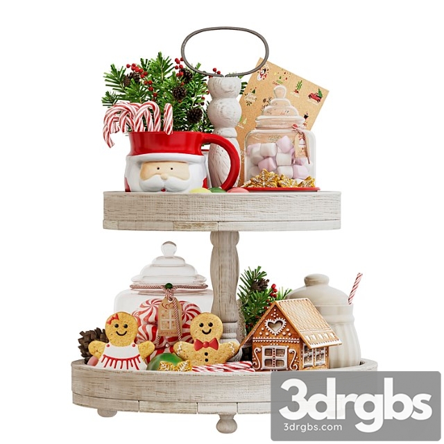 New year and christmas decorative set for the kitchen 12